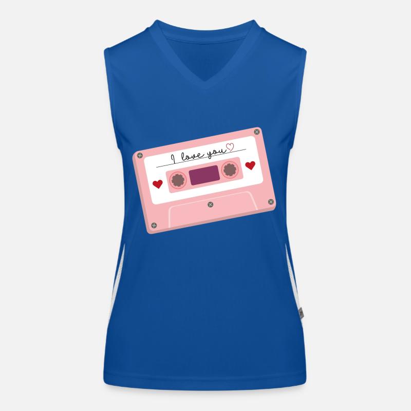 Cassette tapes Women's Functional Contrast Tank Top
