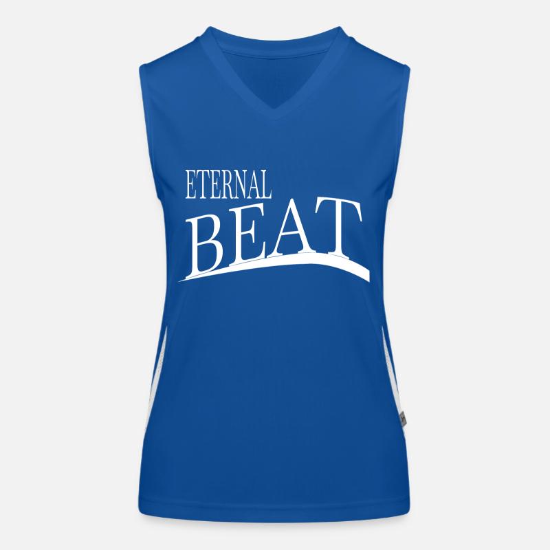 rhythmic movement funny quote finding rhythm Funktionelles Kontrast-Tank Top für Frauen