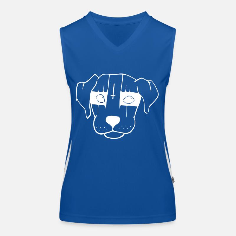 Black Metal Dog Women's Functional Contrast Tank Top