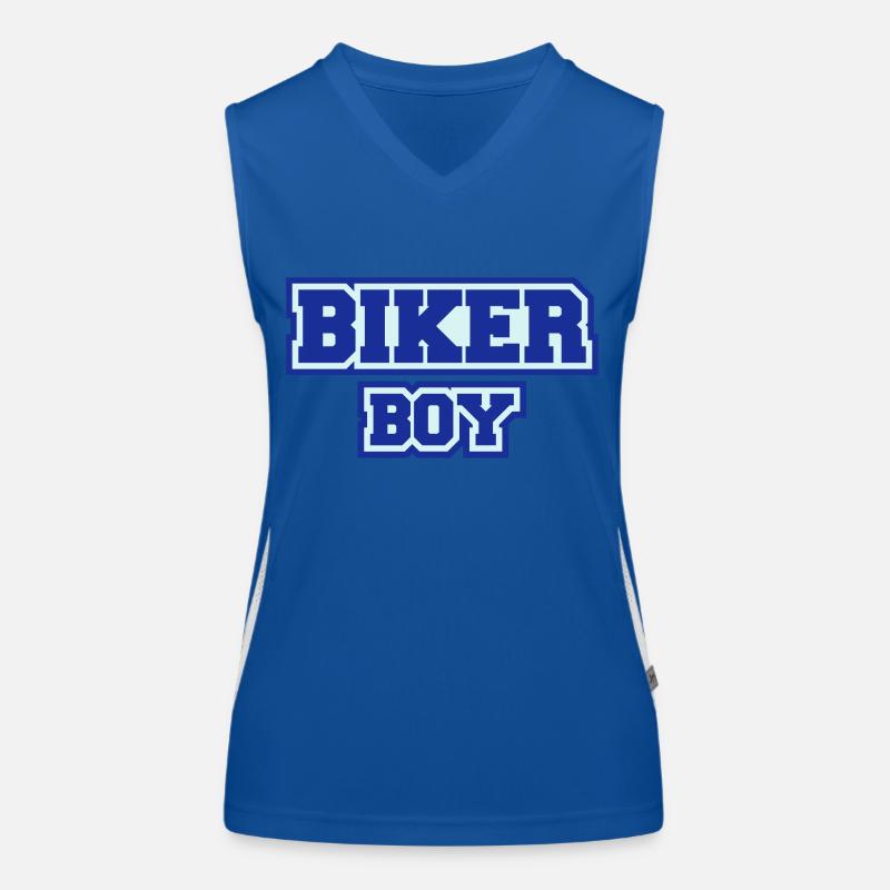 Biker Boy Débardeur respirant contrasté Femme