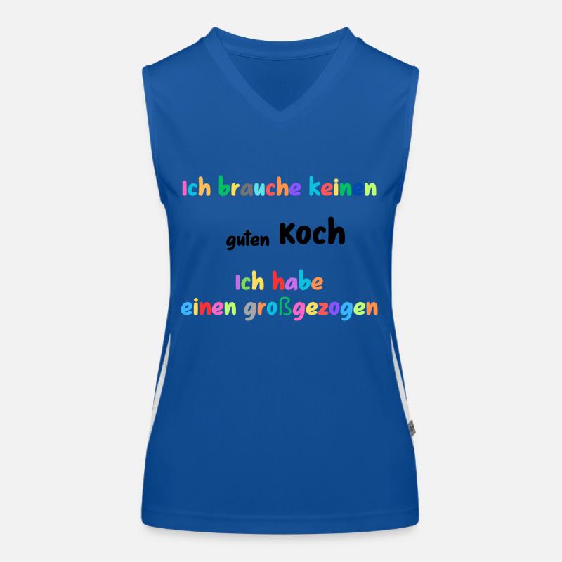 Besser Großgezogen als engagiert, Koch, Geschenk Funktionelles Kontrast-Tank Top für Frauen