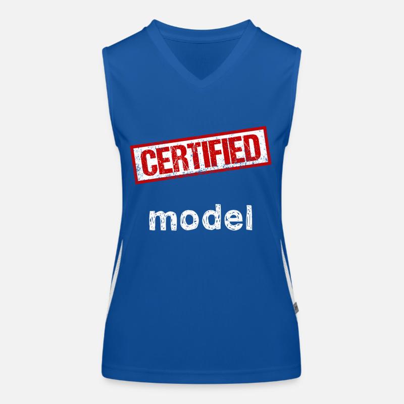 Modèle Débardeur respirant contrasté Femme