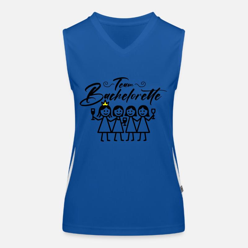 Bachelorette Team Girls Débardeur respirant contrasté Femme