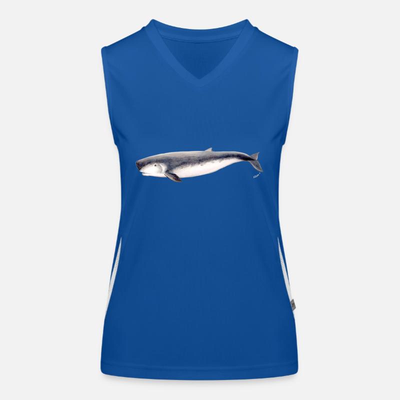sperme pygmée cachalot pygmée baleine Kogia breviceps Débardeur respirant contrasté Femme