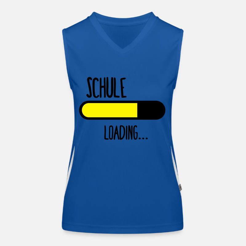 Schule Loading... Funktionelles Kontrast-Tank Top für Frauen
