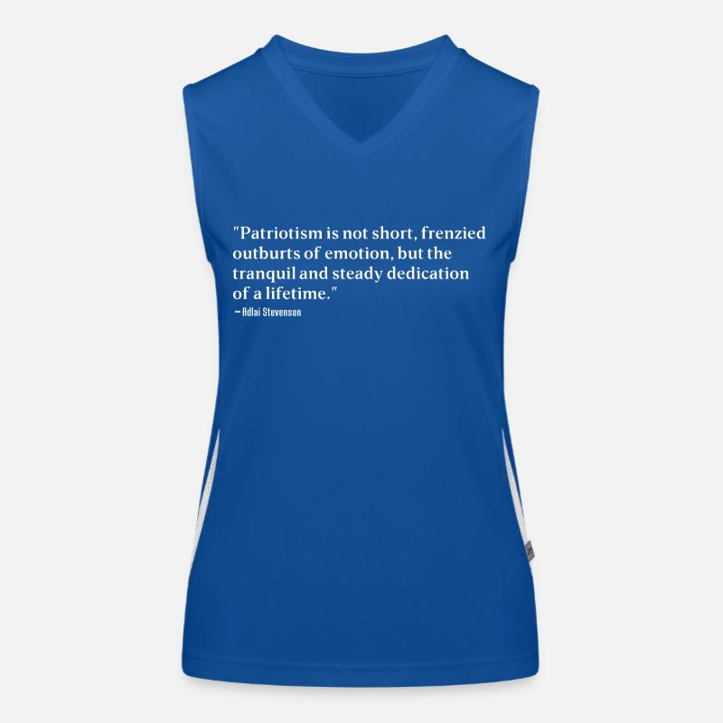 Memorial Day Quotes Women's Functional Contrast Tank Top