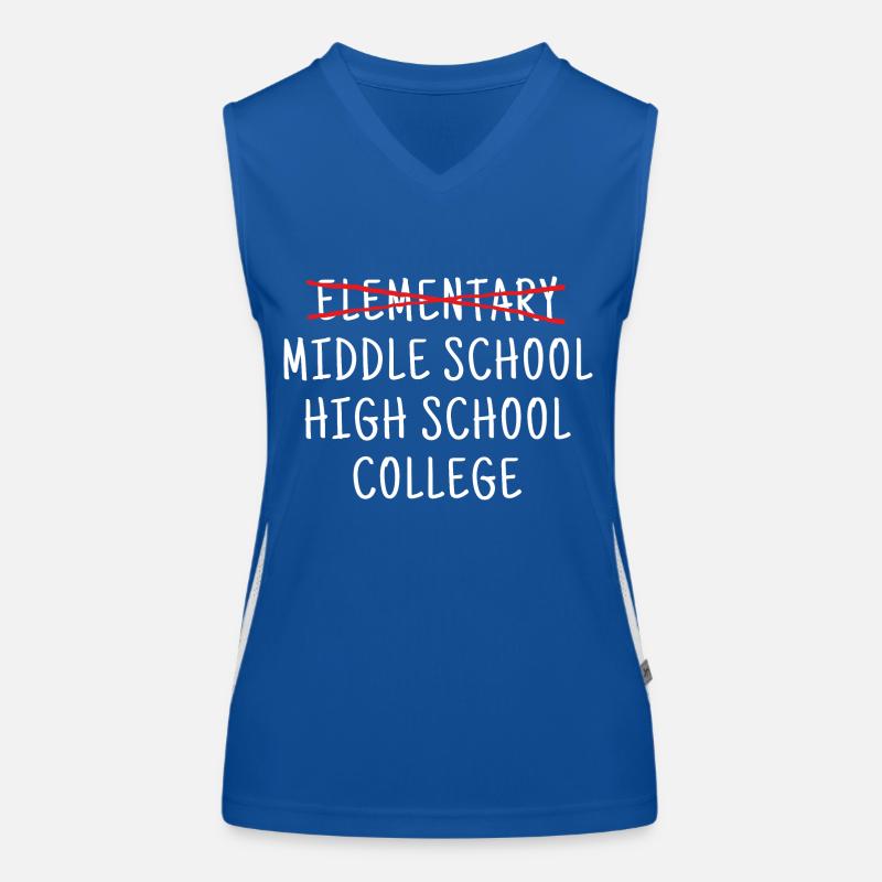 Elementary middle school high school college Women's Functional Contrast Tank Top