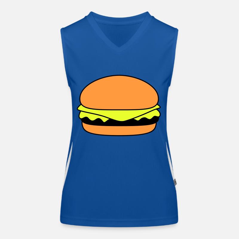 Burger 01 Débardeur respirant contrasté Femme