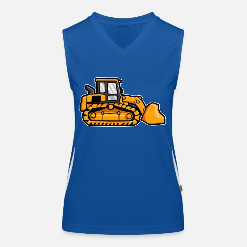 Crawler excavator Women's Functional Contrast Tank Top