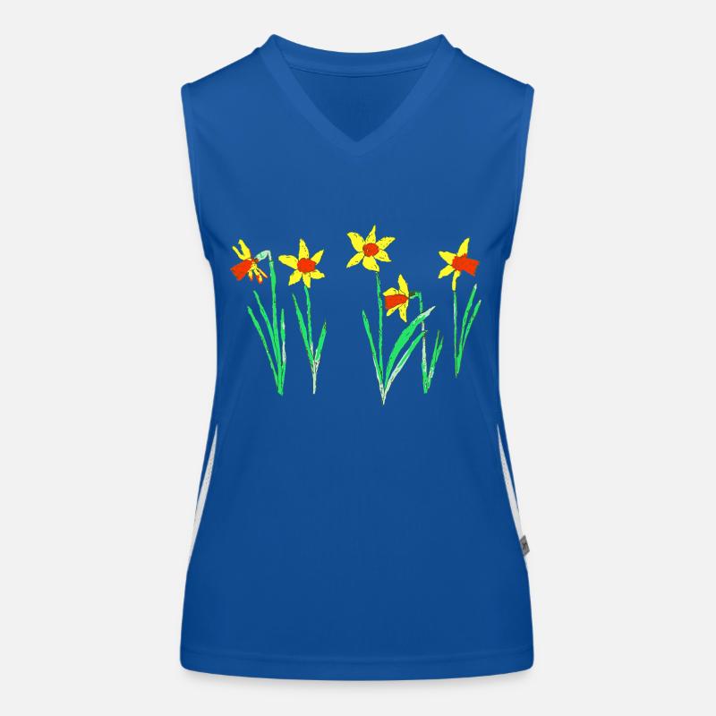 Jonquilles Débardeur respirant contrasté Femme