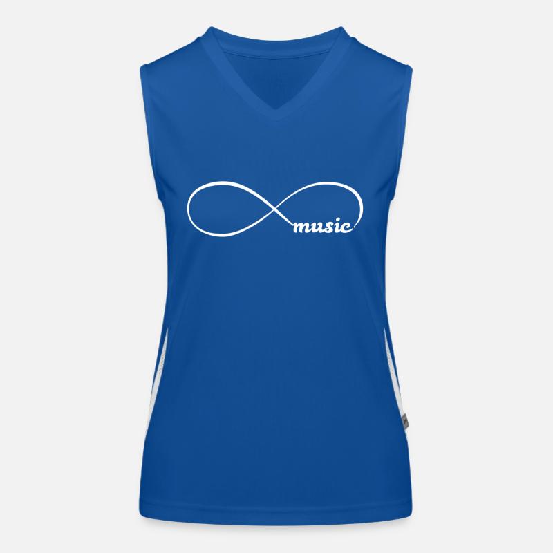 Music forever Women's Functional Contrast Tank Top