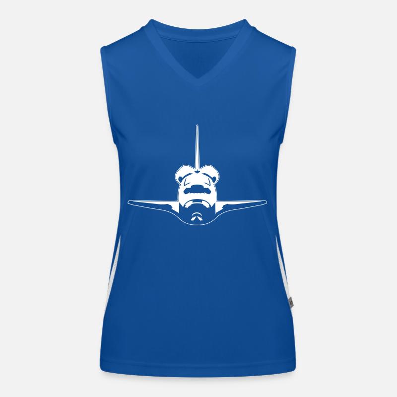 Space Shuttle Women's Functional Contrast Tank Top