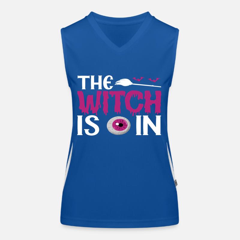 The Witch is in Funktionelles Kontrast-Tank Top für Frauen