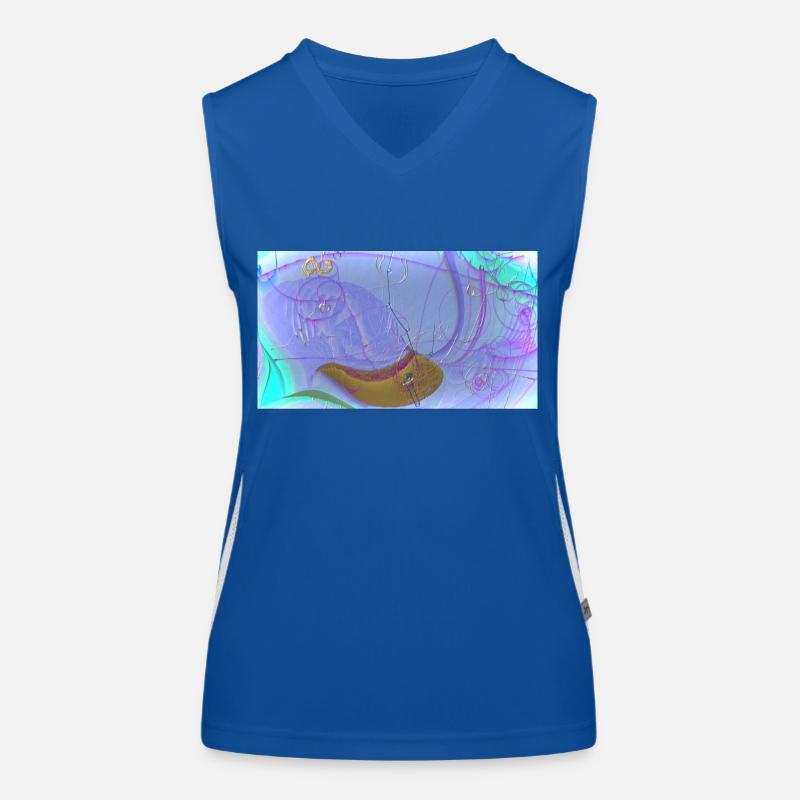 Chili und Farbe Funktionelles Kontrast-Tank Top für Frauen
