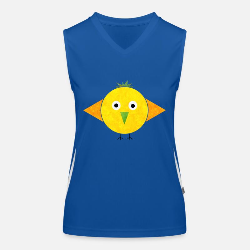 Oiseau Débardeur respirant contrasté Femme