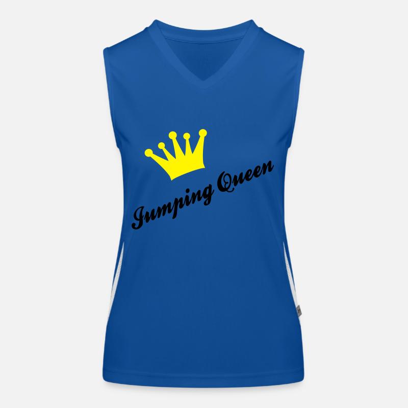 Springreiten Funktionelles Kontrast-Tank Top für Frauen