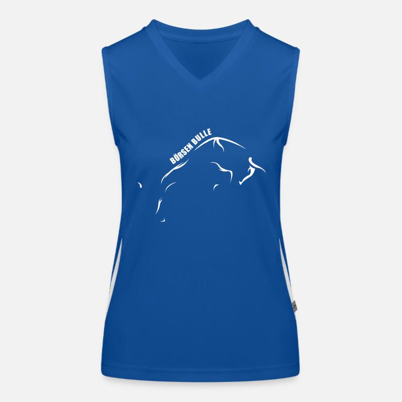 Börsen Bulle Funktionelles Kontrast-Tank Top für Frauen