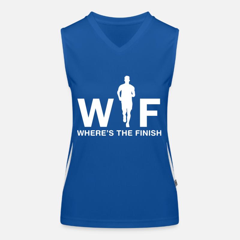 Marathon Running Funktionelles Kontrast-Tank Top für Frauen