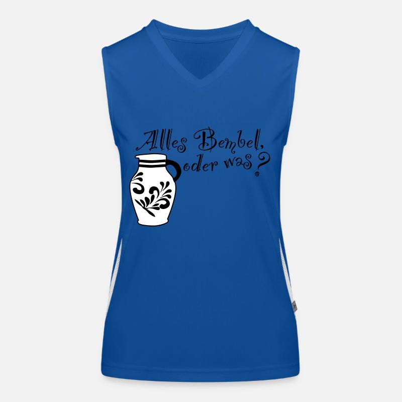 Alles Bembel oder was? Funktionelles Kontrast-Tank Top für Frauen