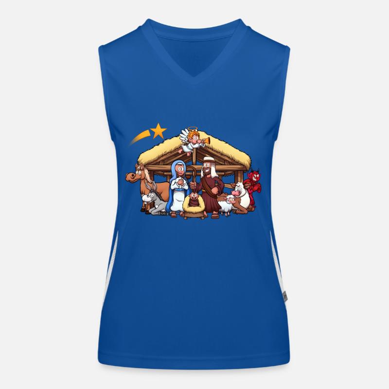 Krippe Funktionelles Kontrast-Tank Top für Frauen