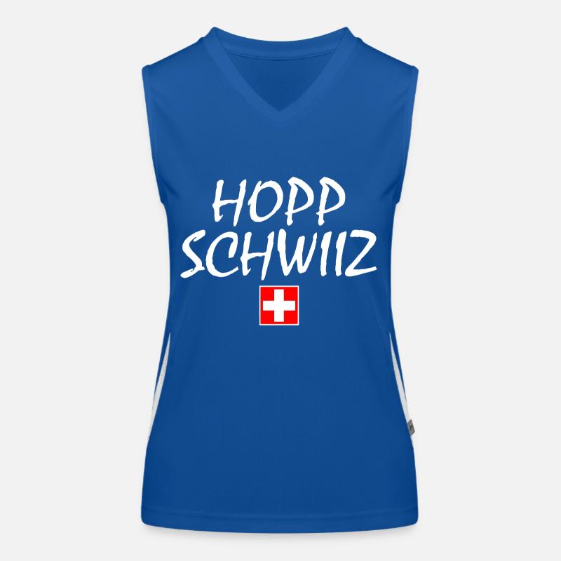 Hopp schwiiz Débardeur respirant contrasté Femme