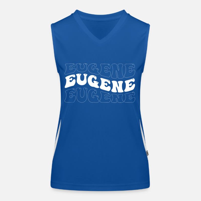 Funny Eugene Groovy 4 Men Women Cool Eugene Tie Women's Functional Contrast Tank Top