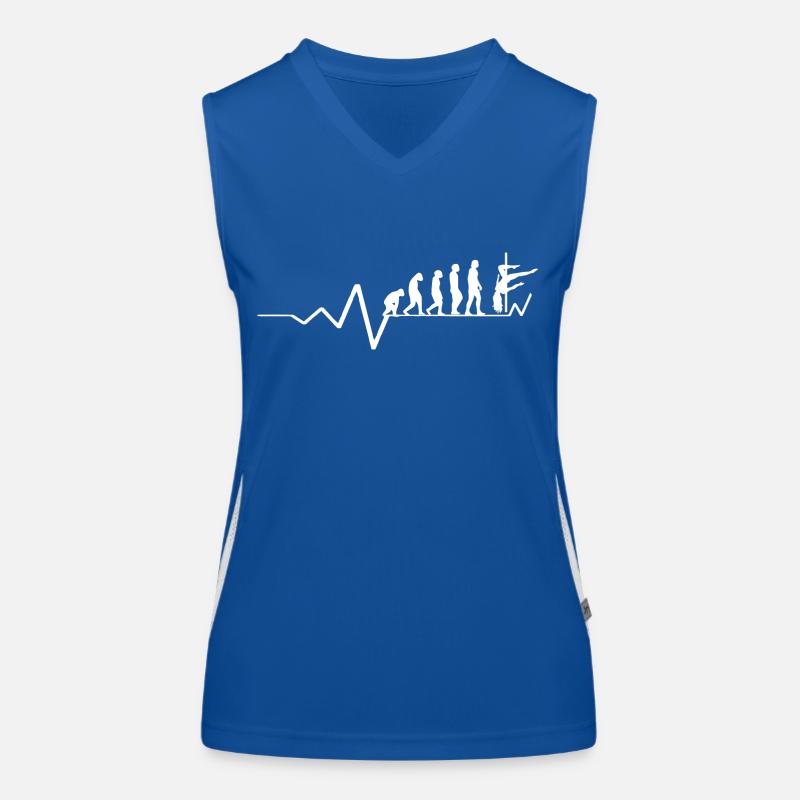 Dancing Dance Music Funktionelles Kontrast-Tank Top für Frauen