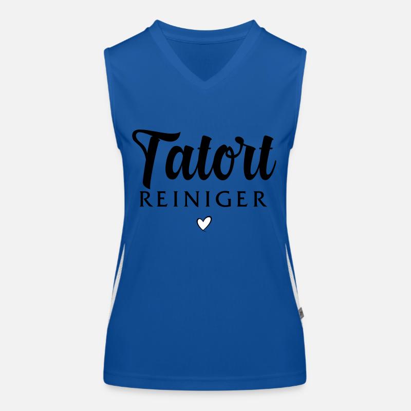 Tatort Reiniger Funktionelles Kontrast-Tank Top für Frauen