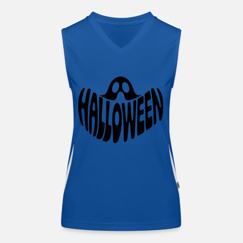 Ghost - Cooles Halloween Logo Funktionelles Kontrast-Tank Top für Frauen