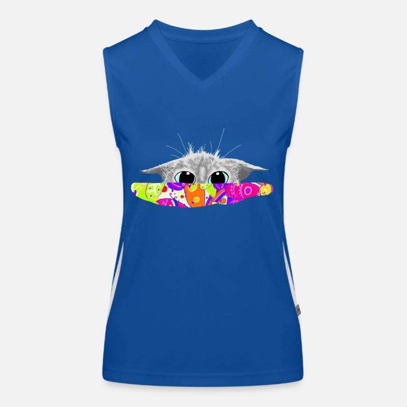 Ich sehe dich! Funktionelles Kontrast-Tank Top für Frauen