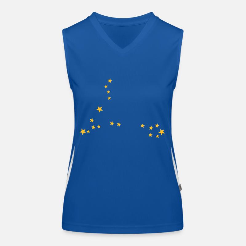 Pisces constellation Women's Functional Contrast Tank Top