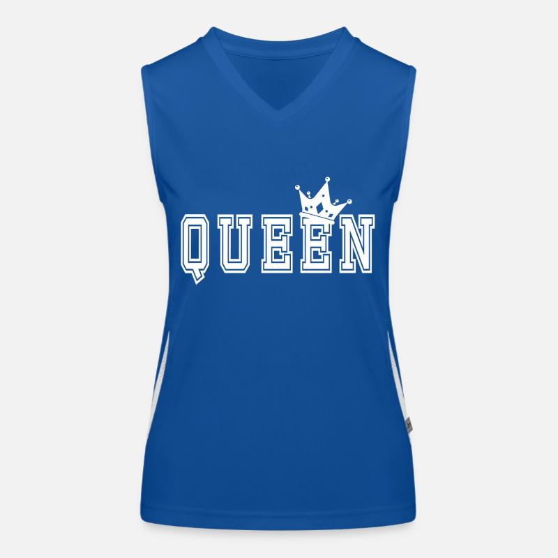 Queen back Women's Functional Contrast Tank Top