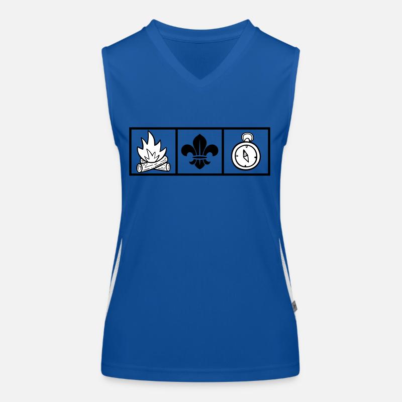 Scout / Scoutisme Débardeur respirant contrasté Femme