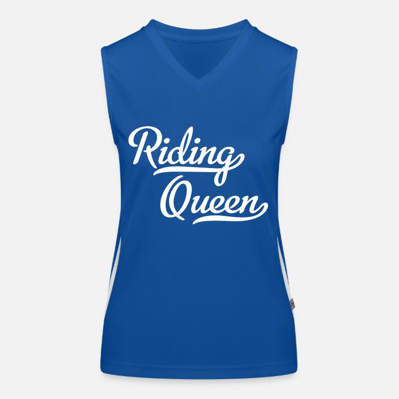 Riding Queen Funktionelles Kontrast-Tank Top für Frauen