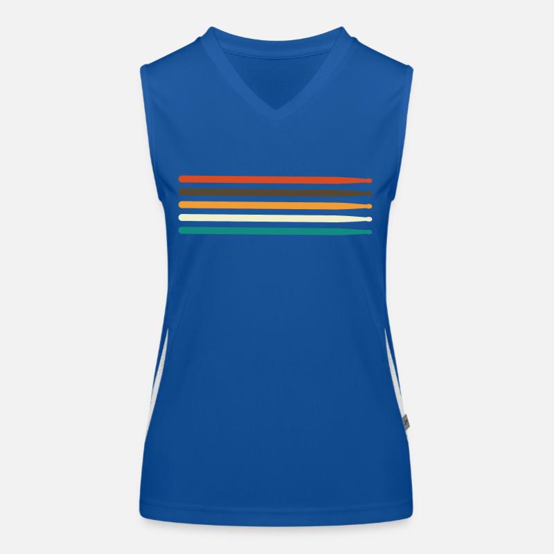 drums sticks for drummers Drum Lover Drumsticks Women's Functional Contrast Tank Top