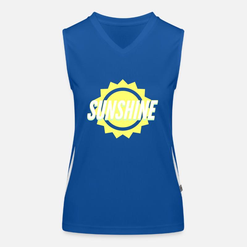 Sonnenschein Funktionelles Kontrast-Tank Top für Frauen