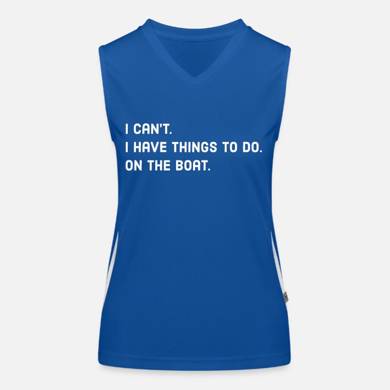 Boot Funktionelles Kontrast-Tank Top für Frauen