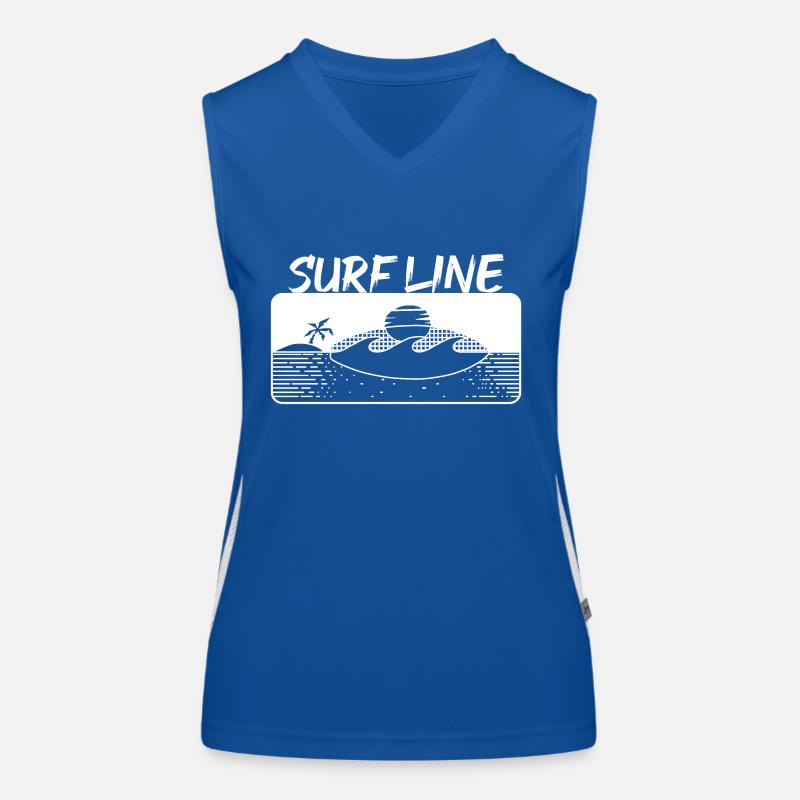 Surf Line1 Débardeur respirant contrasté Femme
