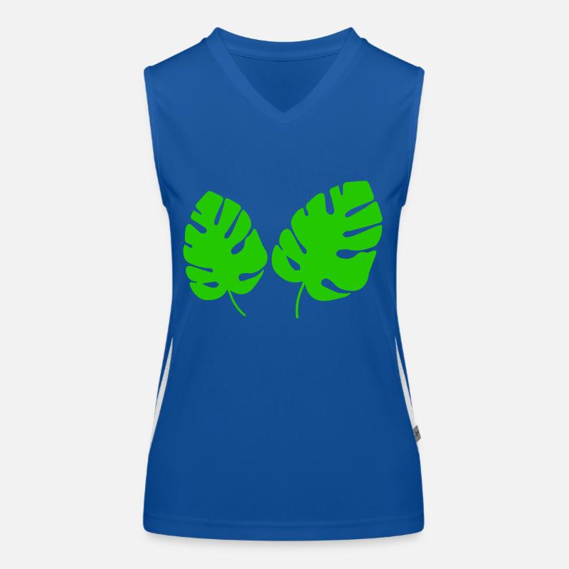 Leaves Women's Functional Contrast Tank Top