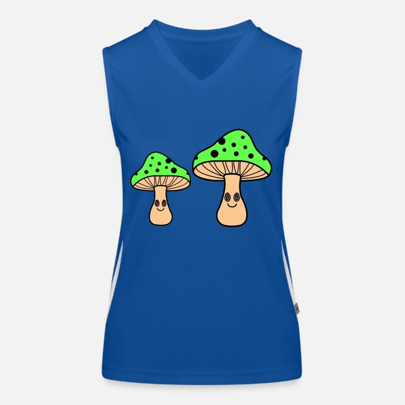 hypnotic pilze Funktionelles Kontrast-Tank Top für Frauen