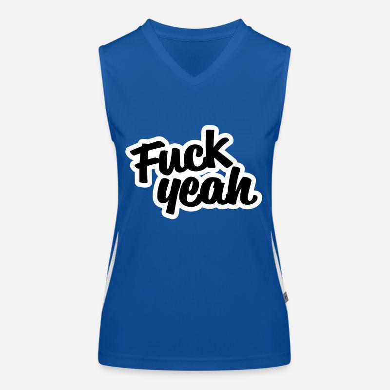 Fuck Yeah Débardeur respirant contrasté Femme