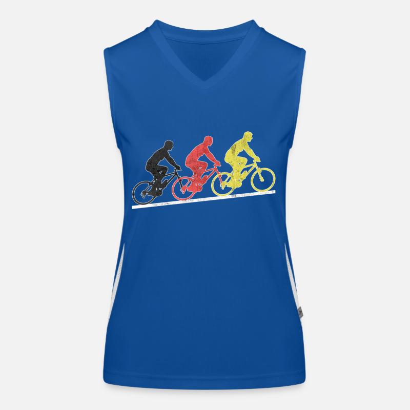 Germany Bicycle Cycling Bicycle Women's Functional Contrast Tank Top