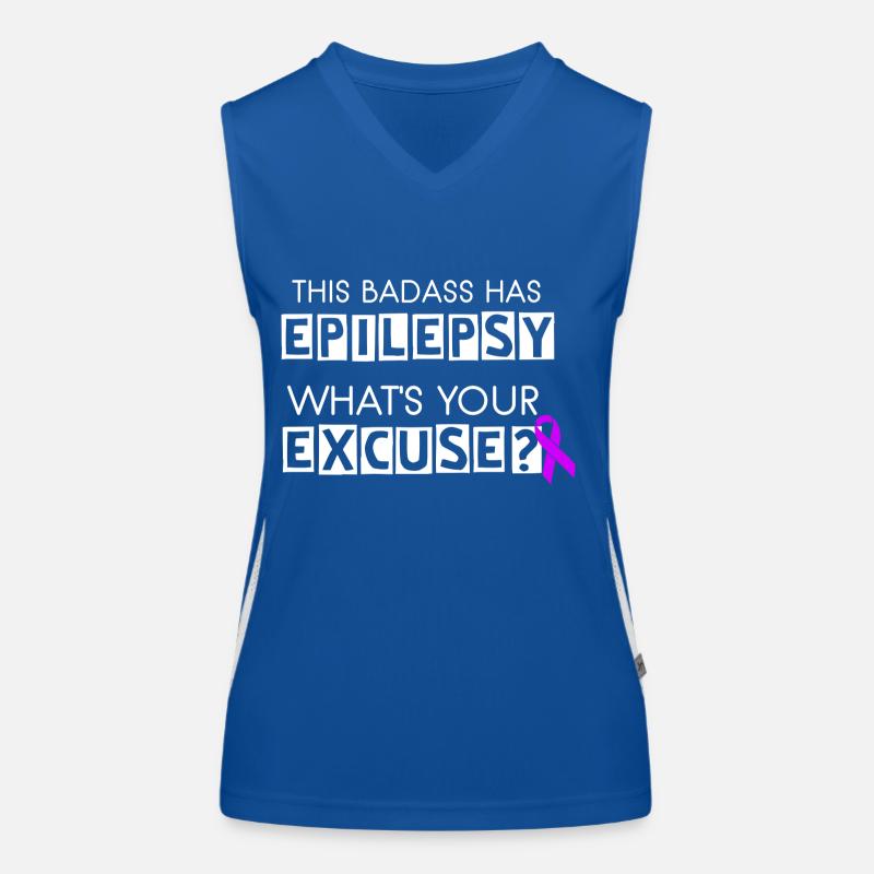 This Badass Has Epilepsy Women's Functional Contrast Tank Top