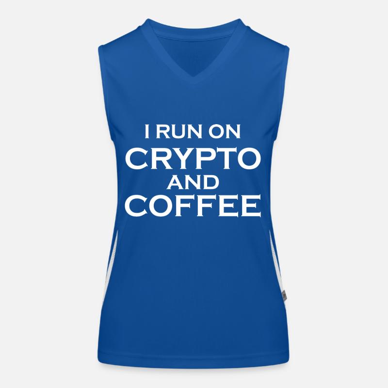 Crypto Bitcoin Trading Funktionelles Kontrast-Tank Top für Frauen