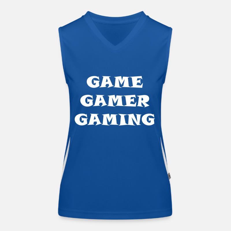 Game Gaming PC Women's Functional Contrast Tank Top