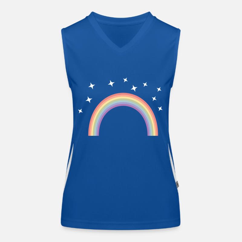 ÉTOILES ARC-EN-CIEL Débardeur respirant contrasté Femme