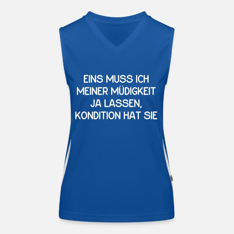 Eins muss ich meiner Müdigkeit ja lassen... Funktionelles Kontrast-Tank Top für Frauen