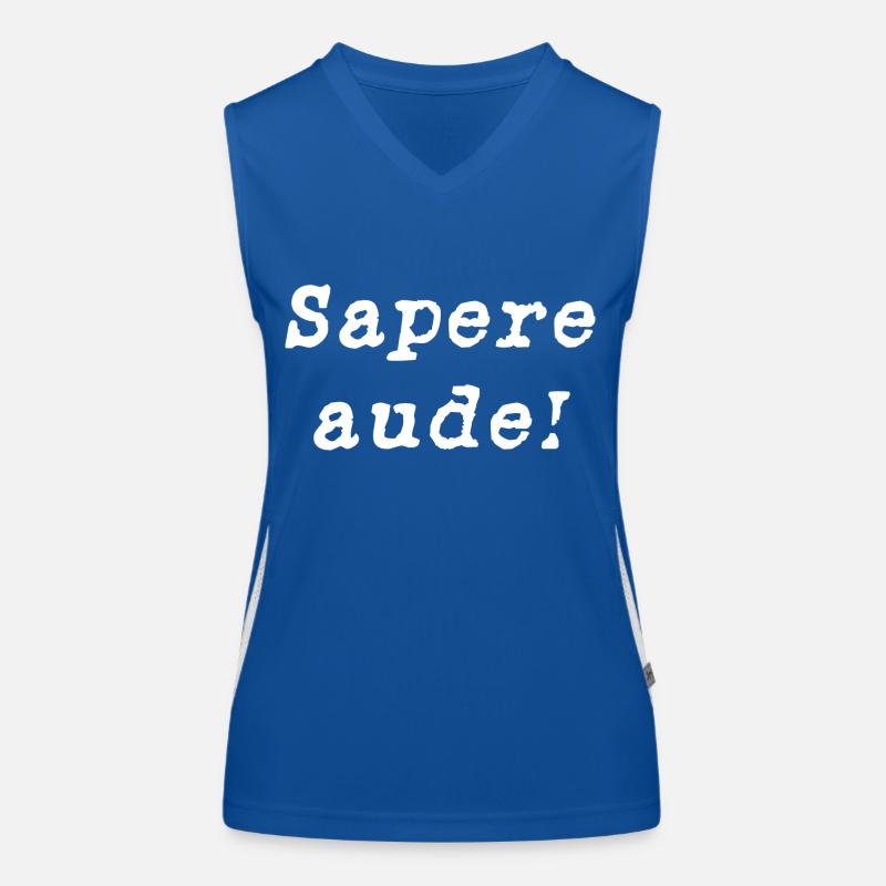 Sapere Aude! Funktionelles Kontrast-Tank Top für Frauen