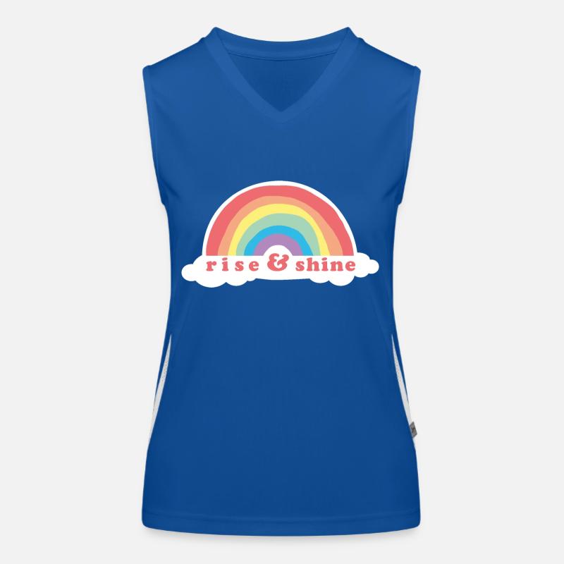 Aufstieg & Glanz Funktionelles Kontrast-Tank Top für Frauen