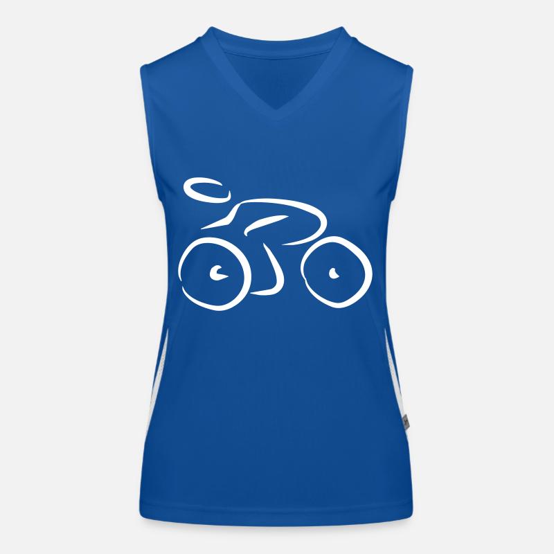 Bicyclette Débardeur respirant contrasté Femme